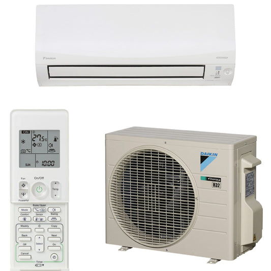 Daikin 2.5kW Cool 3.2kW Heat CORA Inverter Hi-Wall Indoor/Outdoor Air Conditioning Unit