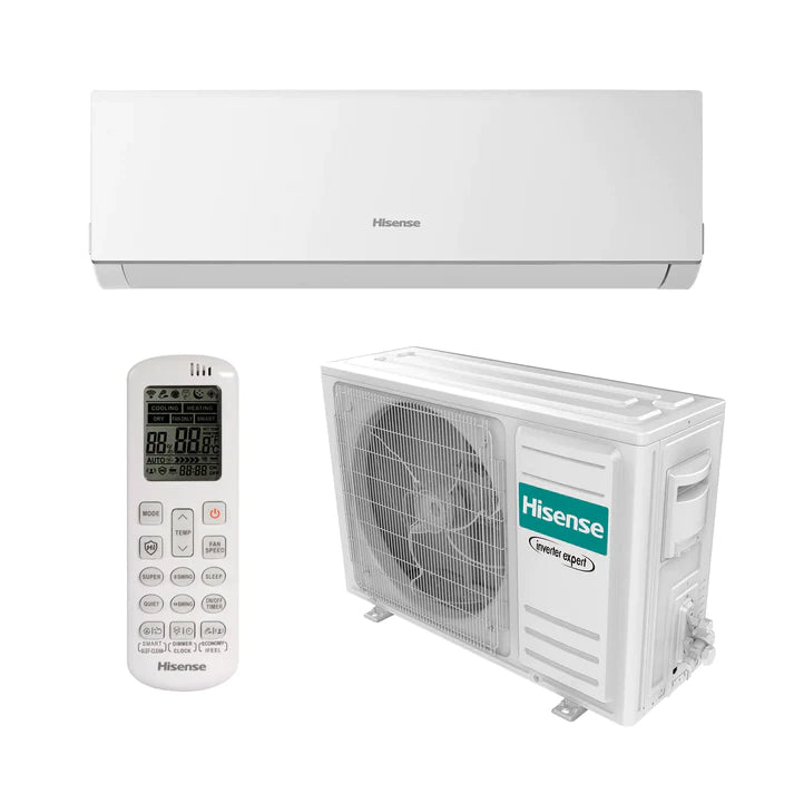 Hisense 2.5kW Cool 3.1kW Heat Reverse Cycle Indoor/Outdoor Air Conditioning Unit - WIFI Enabled